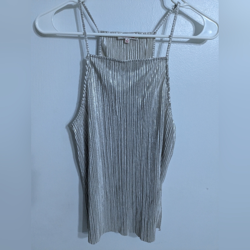Stella Tweed Stretch Tank Blouse, M